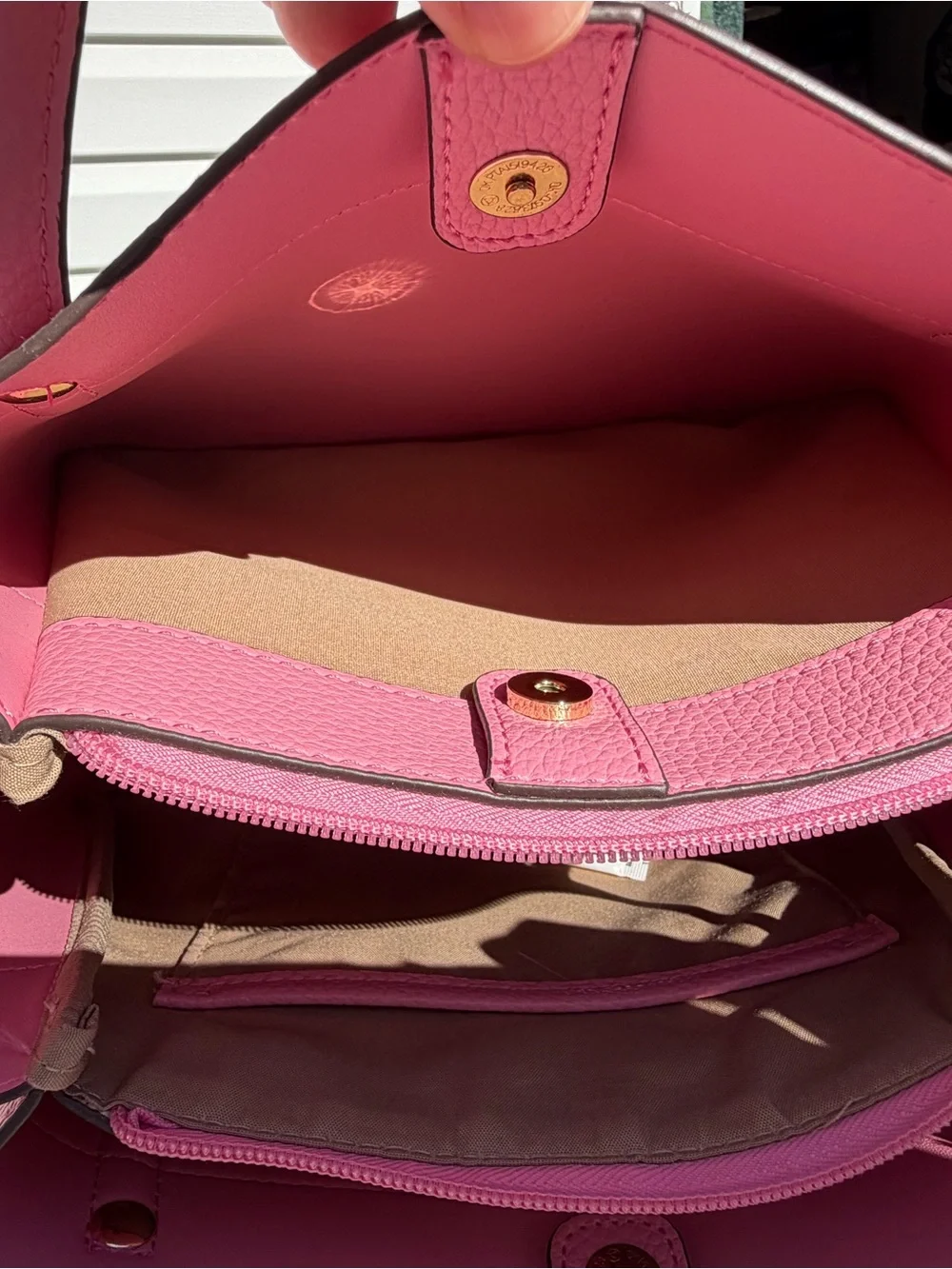 Nanette Lepore Bubble Gum Pink Satchel Handbag Crossbody Floral Scarf NWT